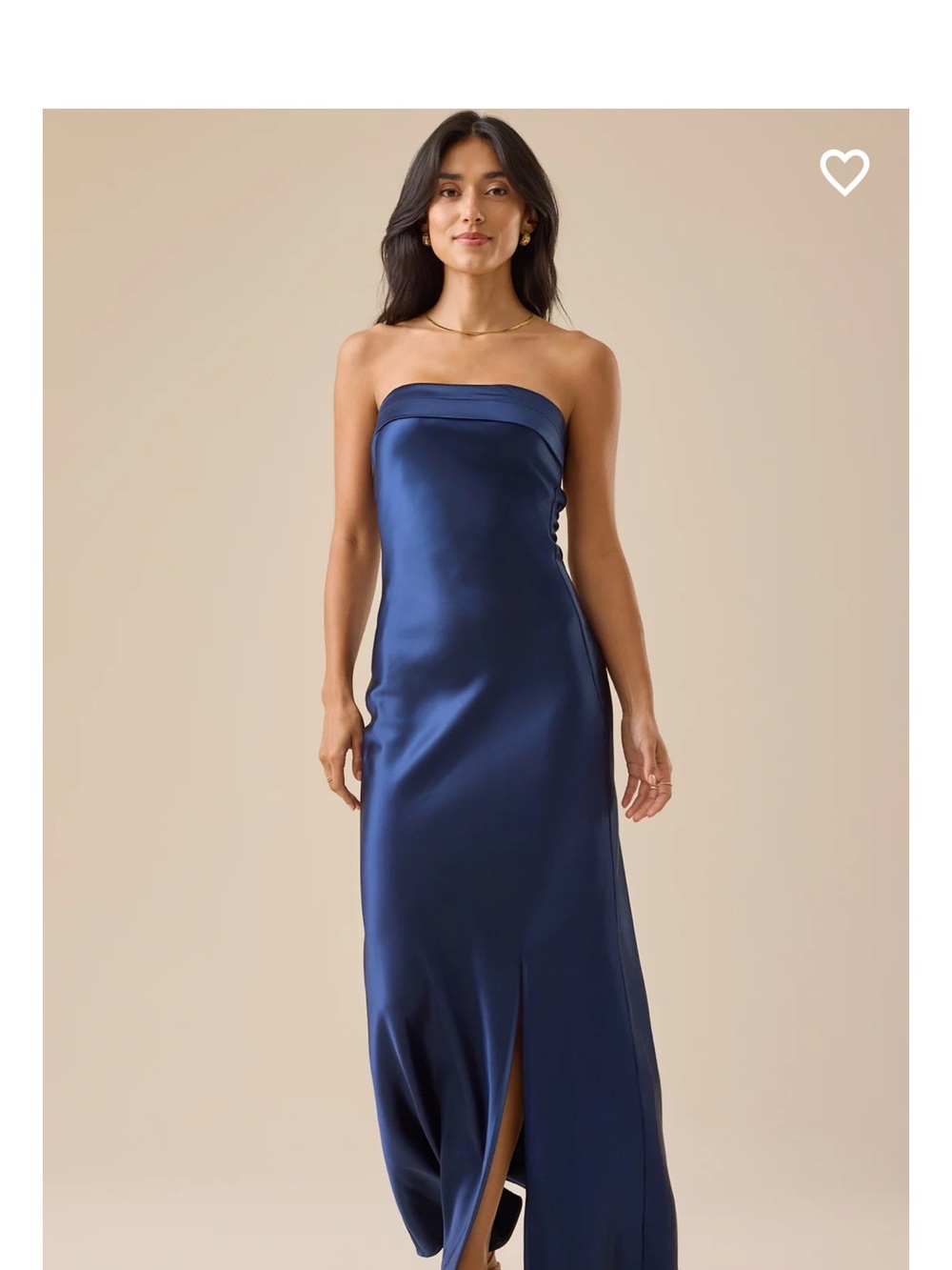Altar'd State paityn strapless maxi dress